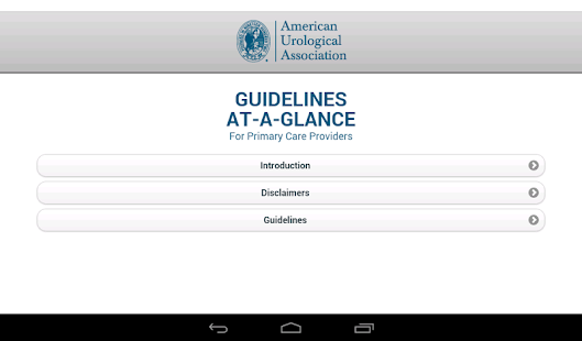 Urology Guidelines PrimaryCare Screenshots 3