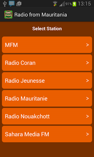Radio from Mauritania