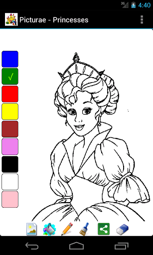 免費下載教育APP|Picturae - Princesses coloring app開箱文|APP開箱王