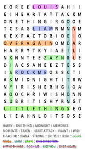 Word Search for One Direction Screenshots 0