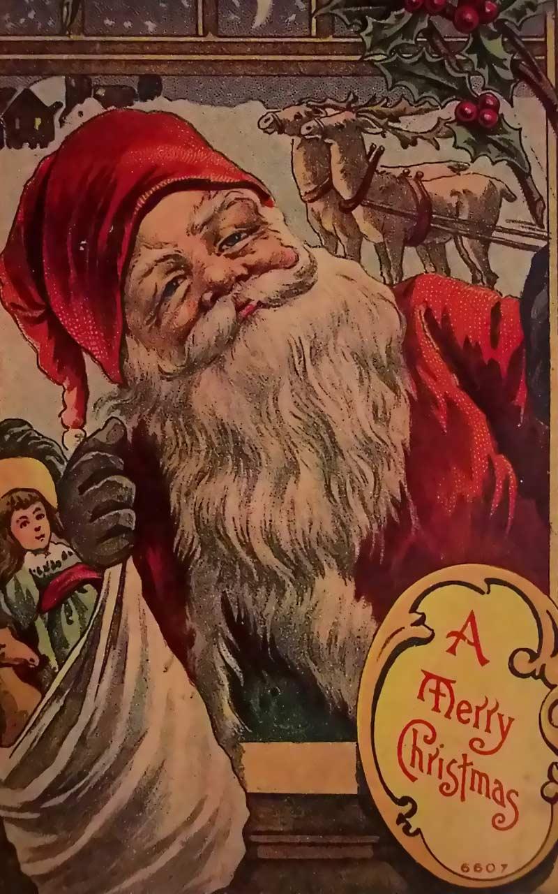Santa Claus Vintage HD LWP Screen 1