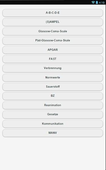 Notfallsanitäter - APP Tablet Screen 2