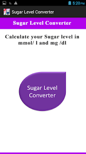 Sugar Level Converter