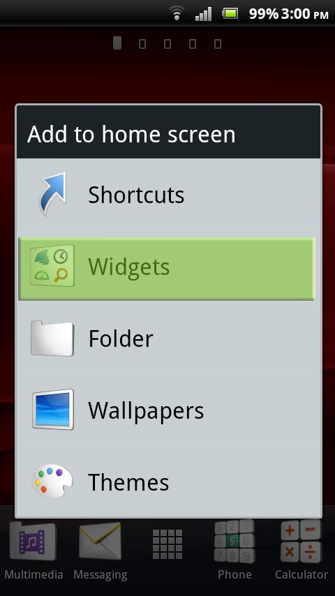 Android application AEGO Dynam. Photo Frame Widget screenshort