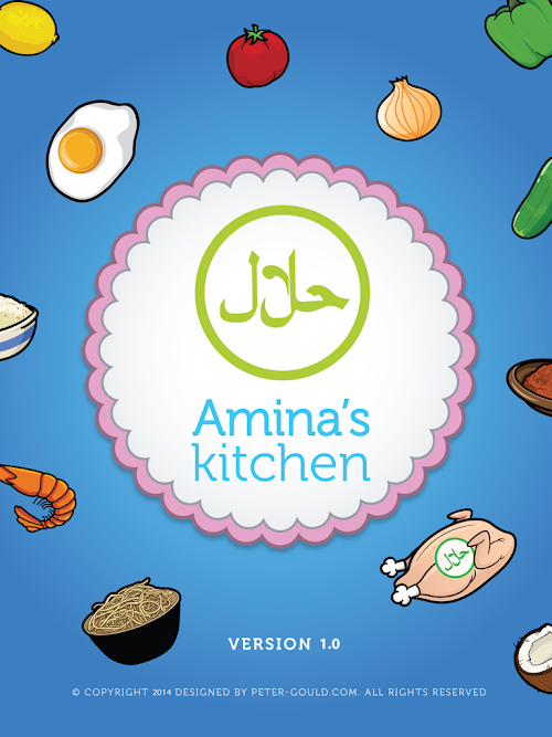 Android application Aminas Kitchen screenshort