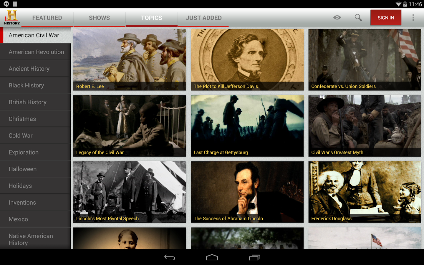 HISTORY Android Apps on Google Play
