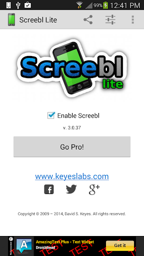 Screebl - Screen On Off Sensor