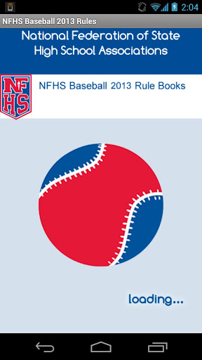 NFHS Baseball 2013 Rules