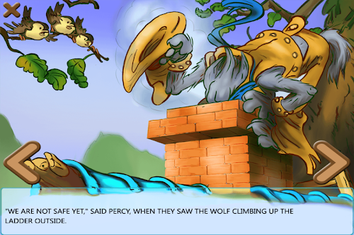 Android application Three Little Pigs screenshort