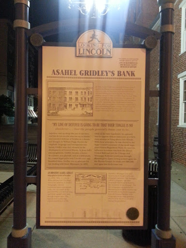 Asahel Gridley's Bank