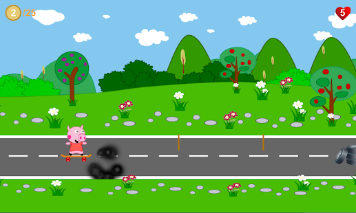 Free Peppie Pig Skating Games APK
