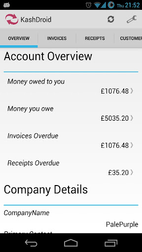 【免費商業App】KashDroid - Kashflow client-APP點子