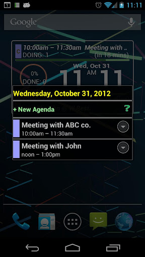 【免費生產應用App】SU Agenda Clock Widget Lite-APP點子