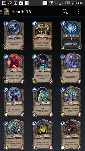 Hearth DB Hearthstone Database