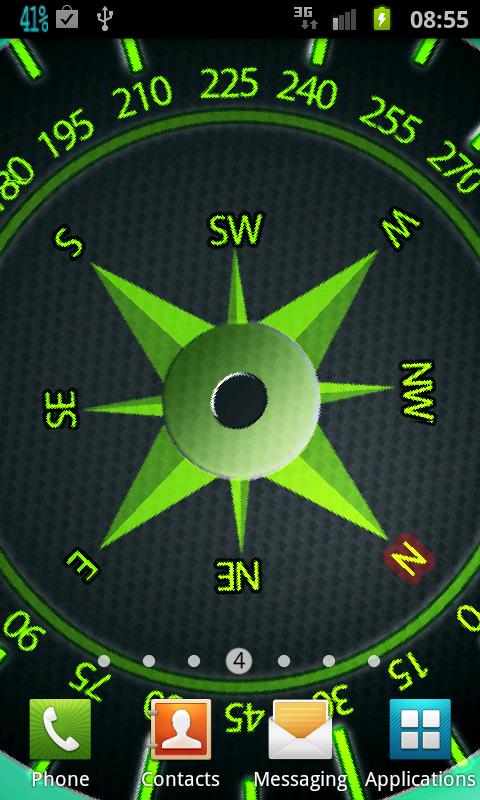 Android application Easy Compass Live Wallpaper screenshort