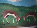Mural Antílopes Libres 
