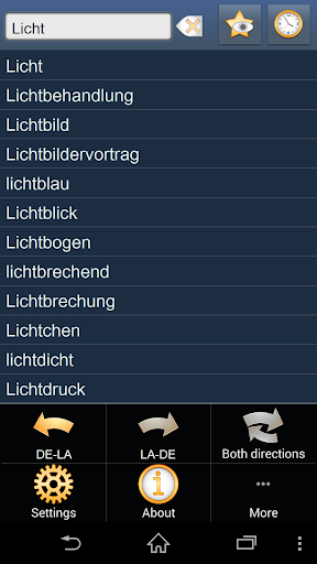 German Latin dictionary +