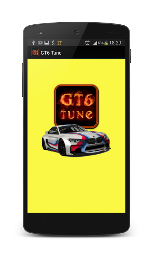 Android application GT6 Tune screenshort