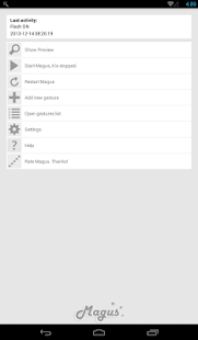 Magus 3D Gesture Launcher - screenshot thumbnail