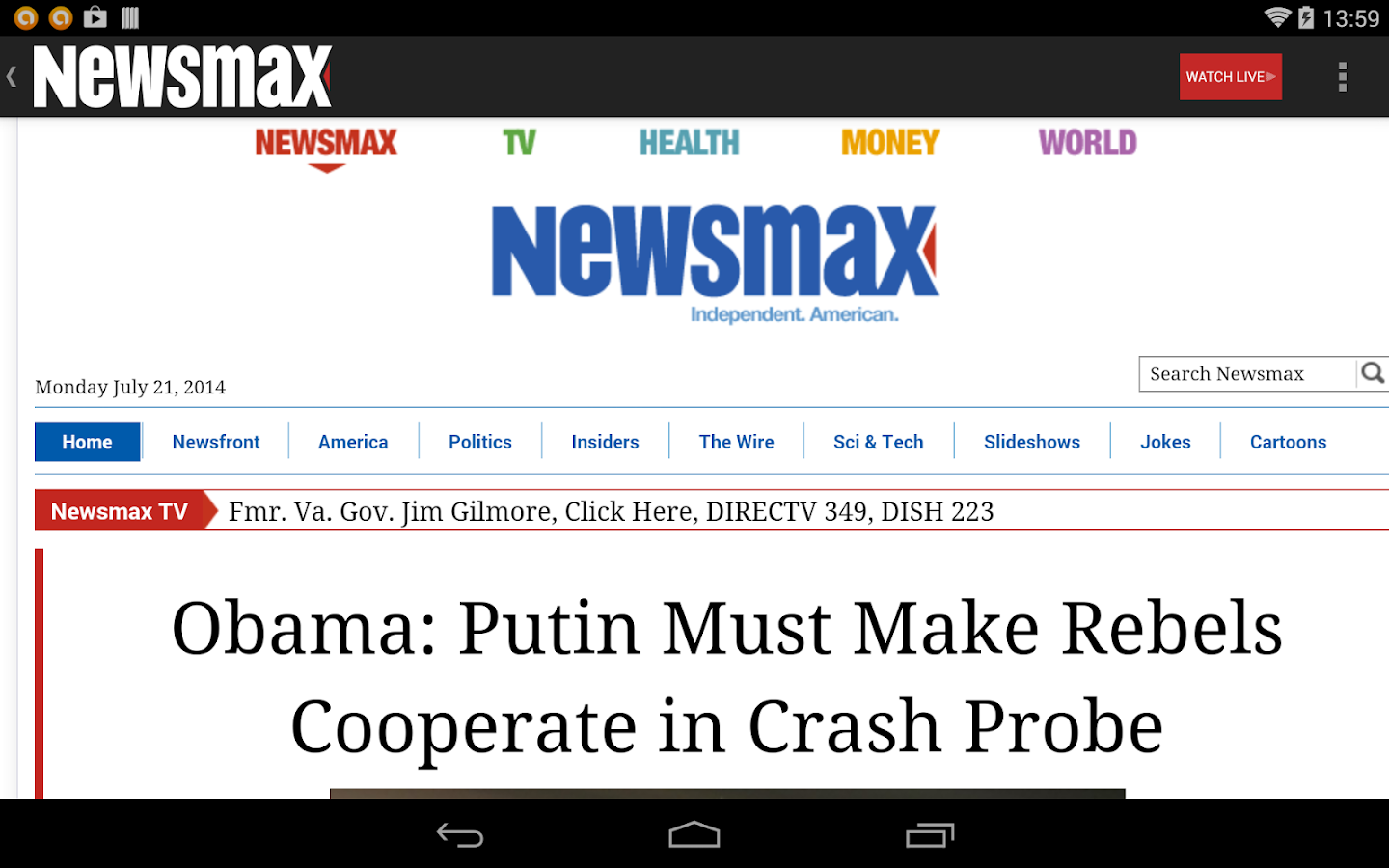 Newsmax TV &  Android Apps on Google Play