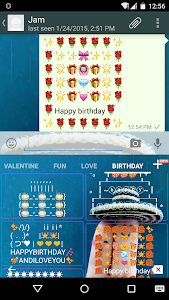 Birthday Art -Emoji Keyboard🎂 screenshot 3