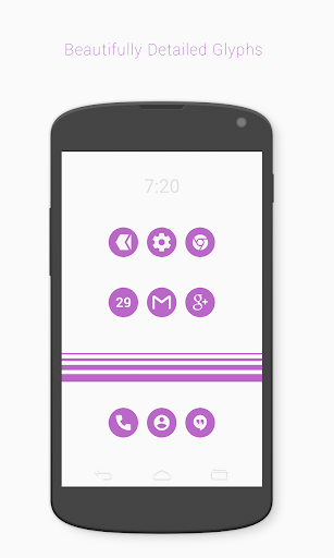 FlatCons Purple Icon Pack