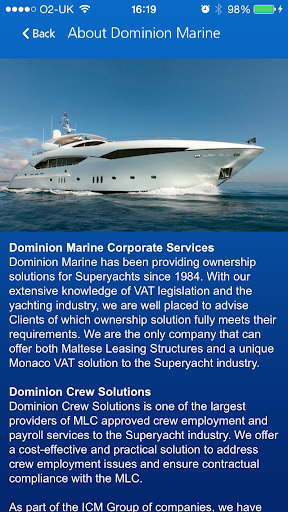 【免費生活App】Dominion Marine Super Yacht-APP點子