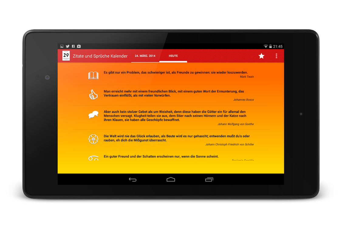 Download Sprueche ueber missgunst For Android