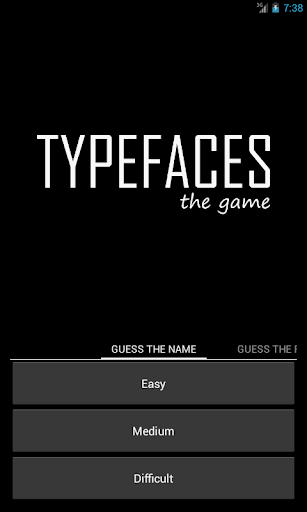 Typefaces