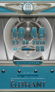 How to download Digi Clock Widget Lightblue El 2.41 unlimited apk for android