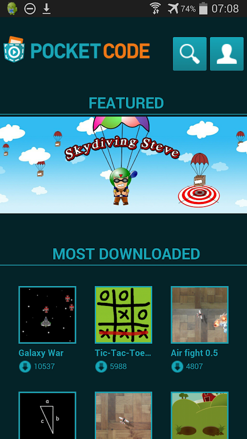 Pocket Code App Android su Google Play