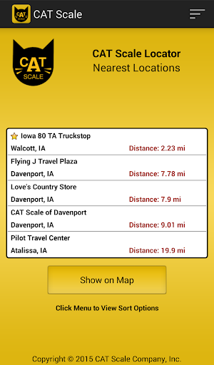 【免費交通運輸App】CAT Scale Locator-APP點子