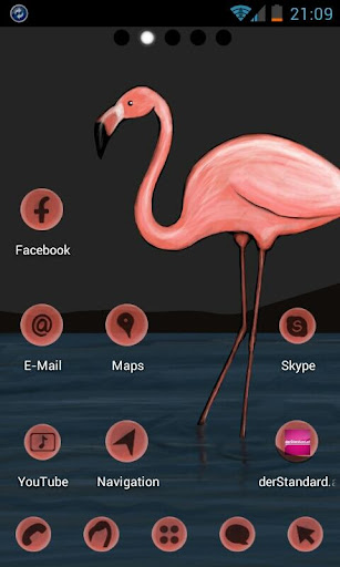 【免費個人化App】Flamingo Theme GO Launcher EX-APP點子