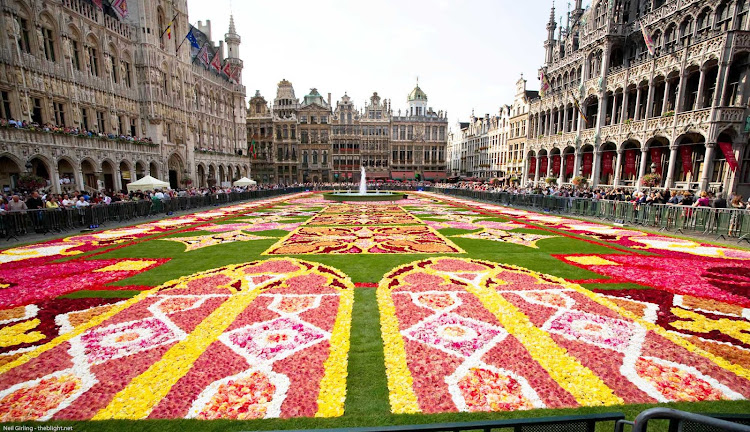 The Grand Place, or Grote Market, is the central square of Brussels, Belgium.