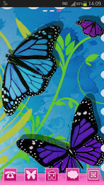 Theme Butterflies GO Launcher poster 7