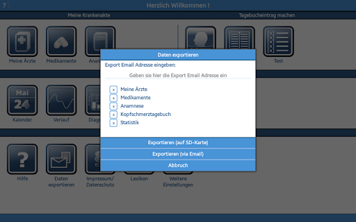 【免費醫療App】Kopfschmerz Manager 2-APP點子