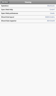 Shortcuts for iWeb Screenshots 9