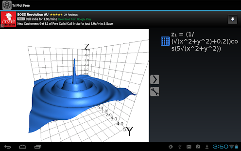 Lastest TriPlot 3D Graphing Free APK