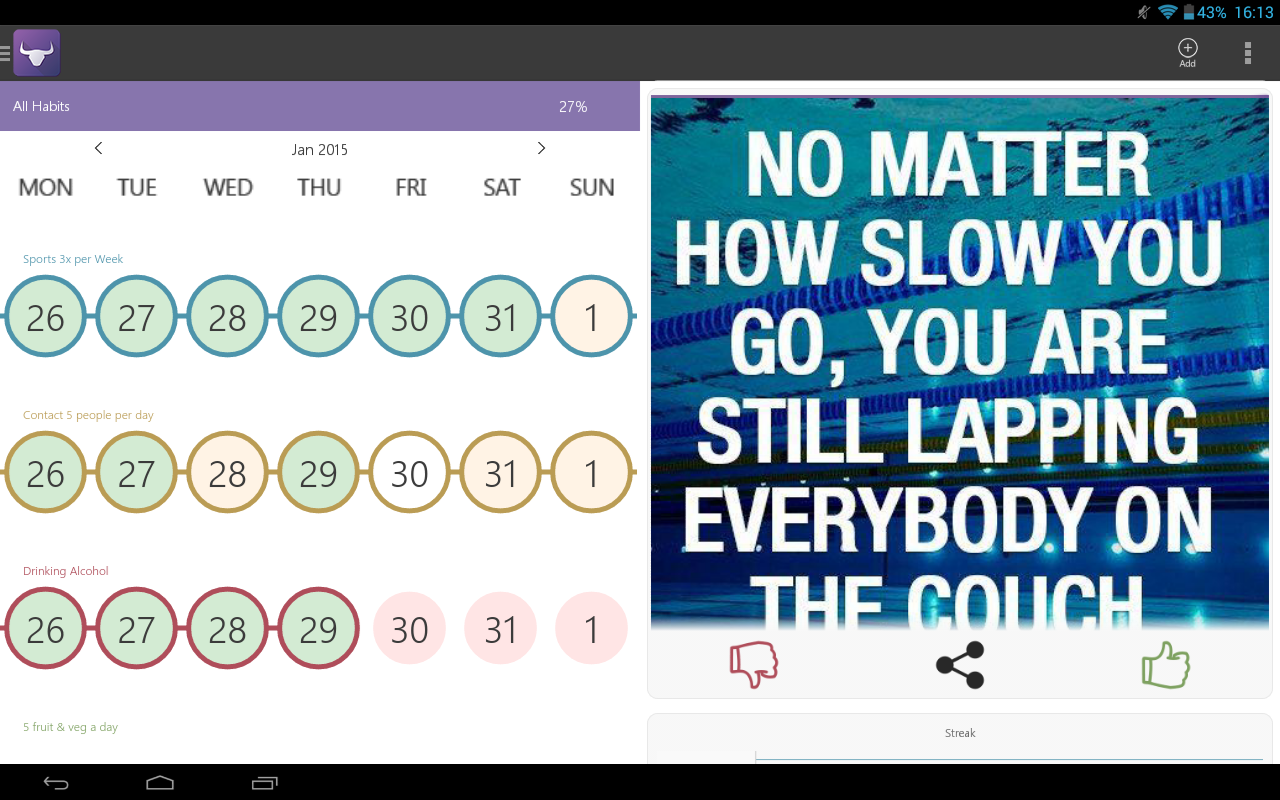    HabitBull - Habit Tracker- screenshot  