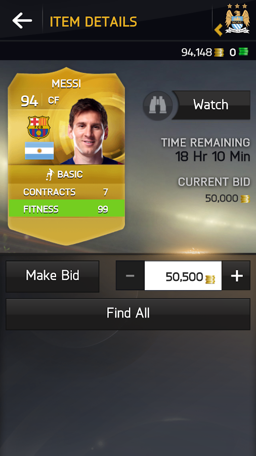 EA SPORTS™ FIFA 15 Companion - screenshot