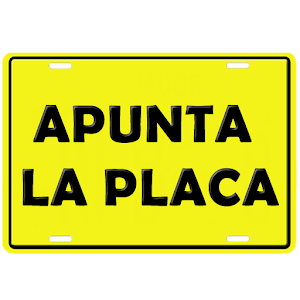 Apunta la placa 1.2