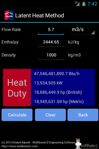 【免費生產應用App】Heat duty calculator Free-APP點子