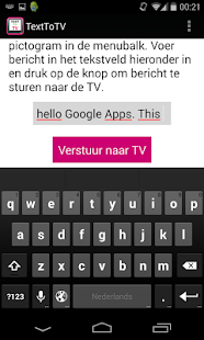 TextToTV Chromecast app