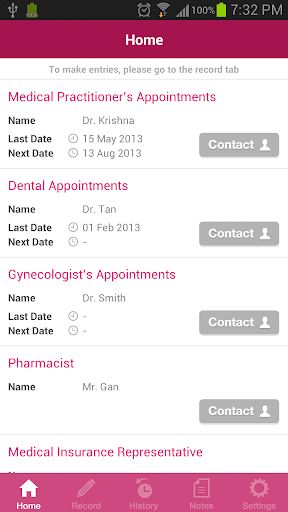 Women's Health Appointments