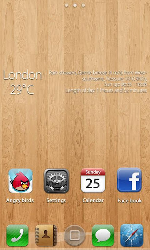 iPhoneS theme GO Lacuncher EX v1.0