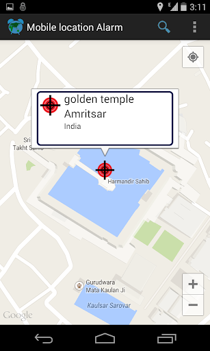 Mobile Location Alarm