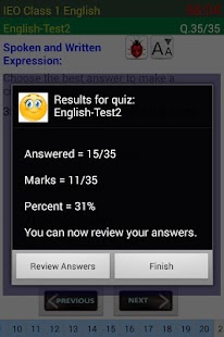 IEO Grade 1 English Olympiad Screenshots 12