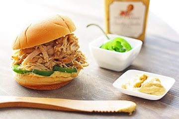 Shredded Buffalo Chicken Sliders with Blue Cheese Celery Slaw