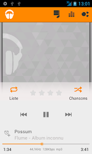 Poweramp Google Music Skin - screenshot thumbnail