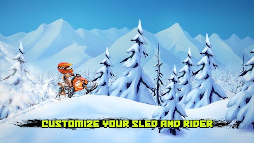 Android application Sled Mayhem screenshort